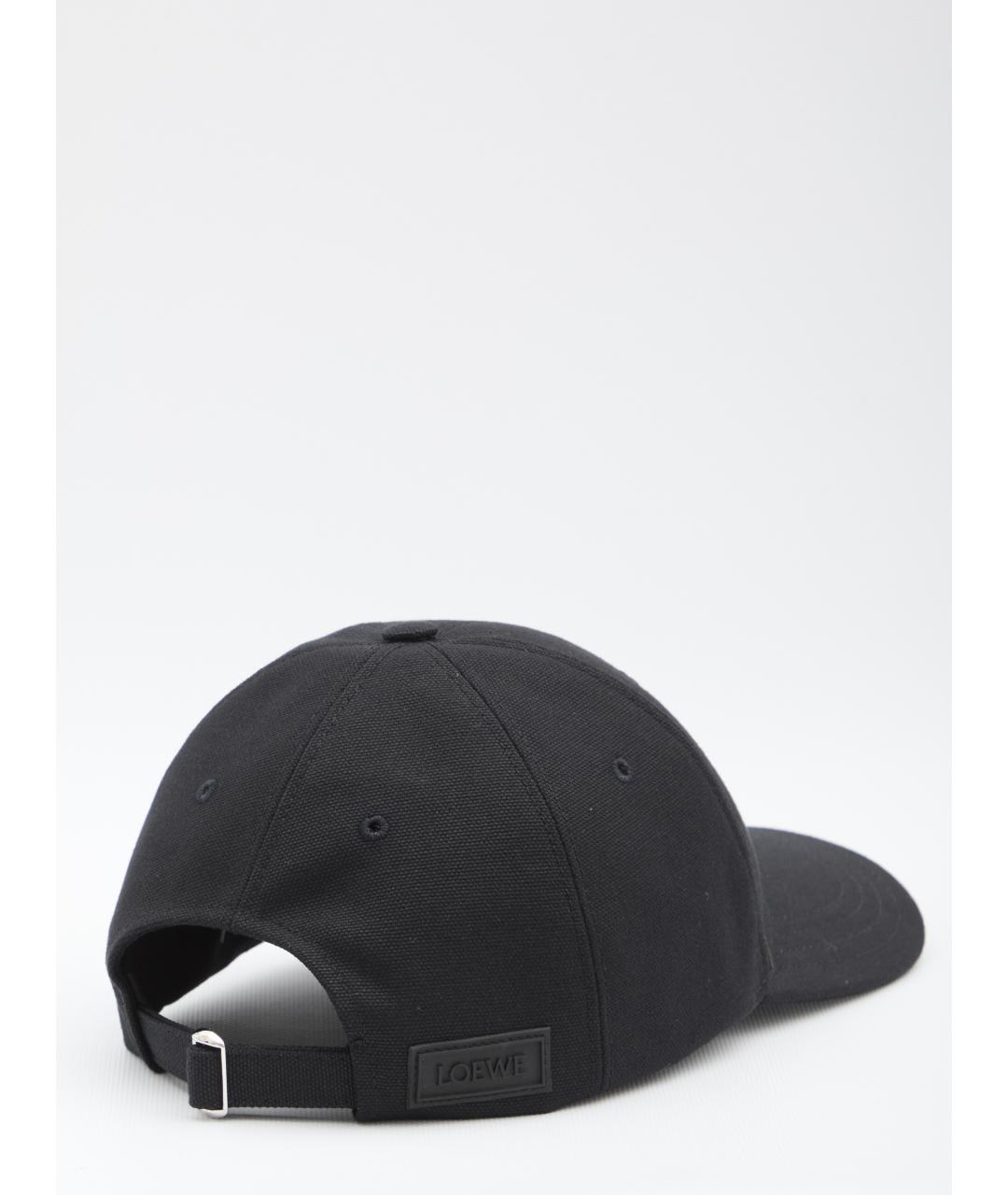 LOEWE Черная хлопковая кепка/бейсболка, фото 2