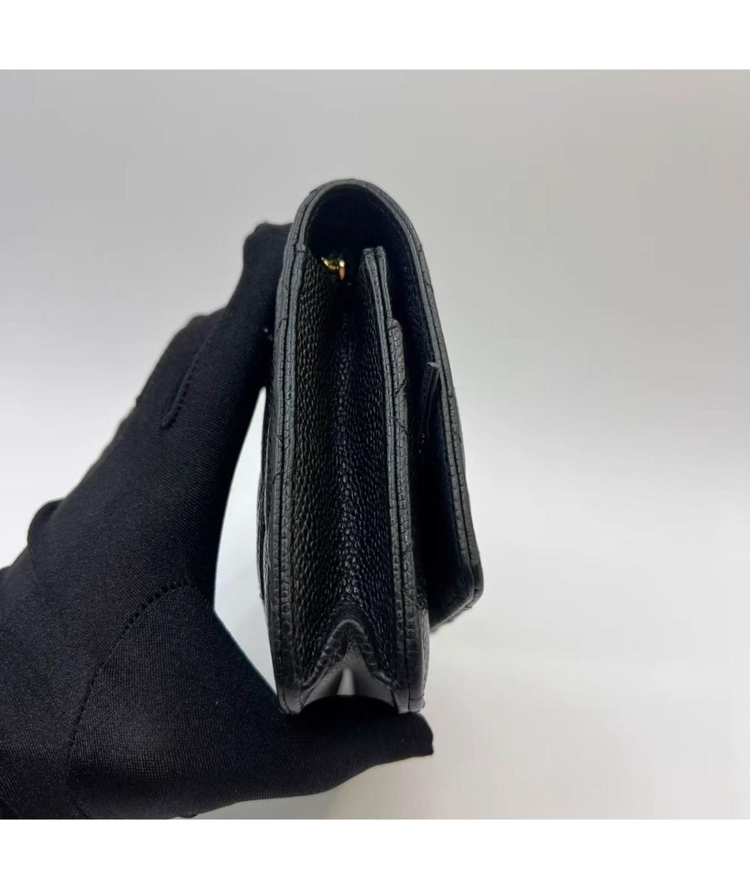 CHANEL Черная кожаная сумка через плечо, фото 3