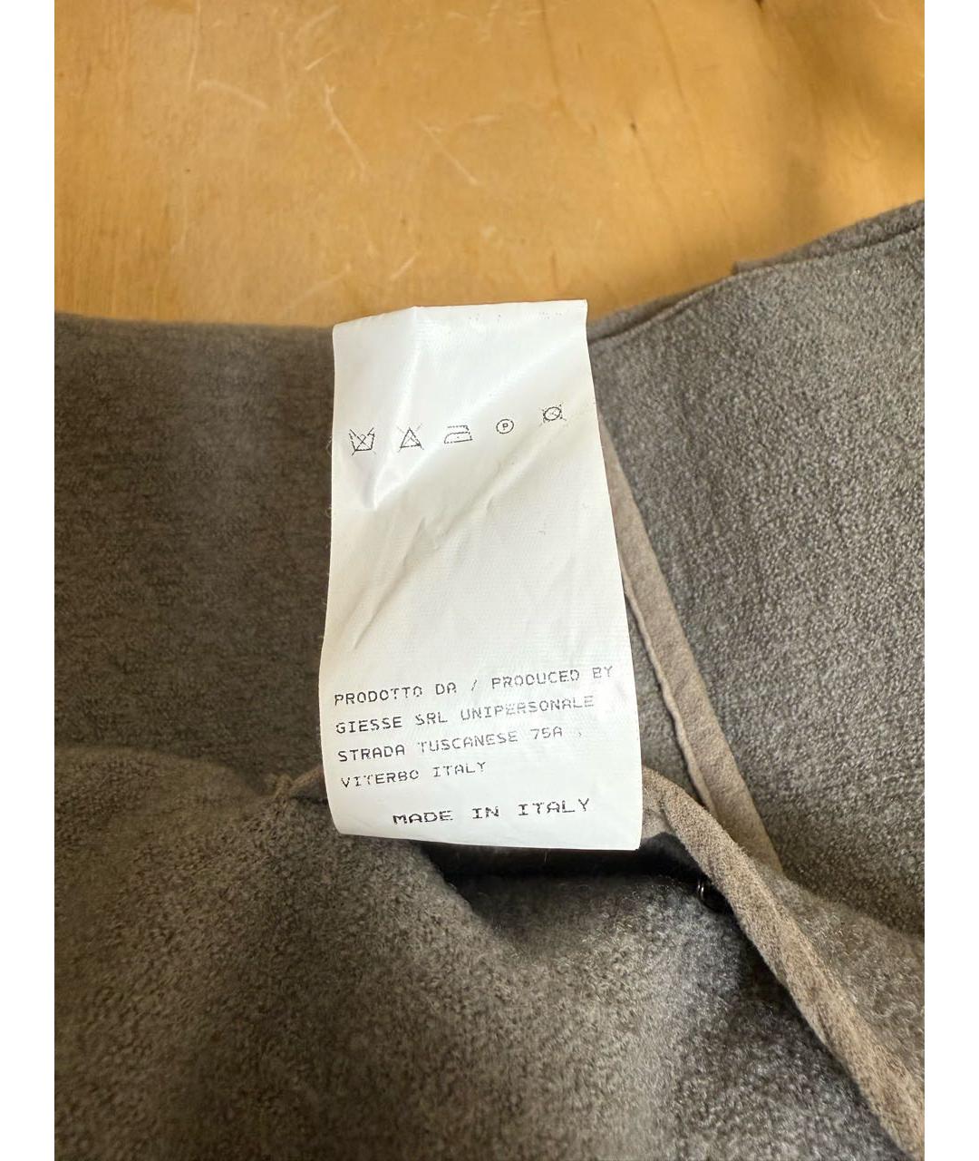 ELEVENTY Серое шерстяное пальто, фото 7