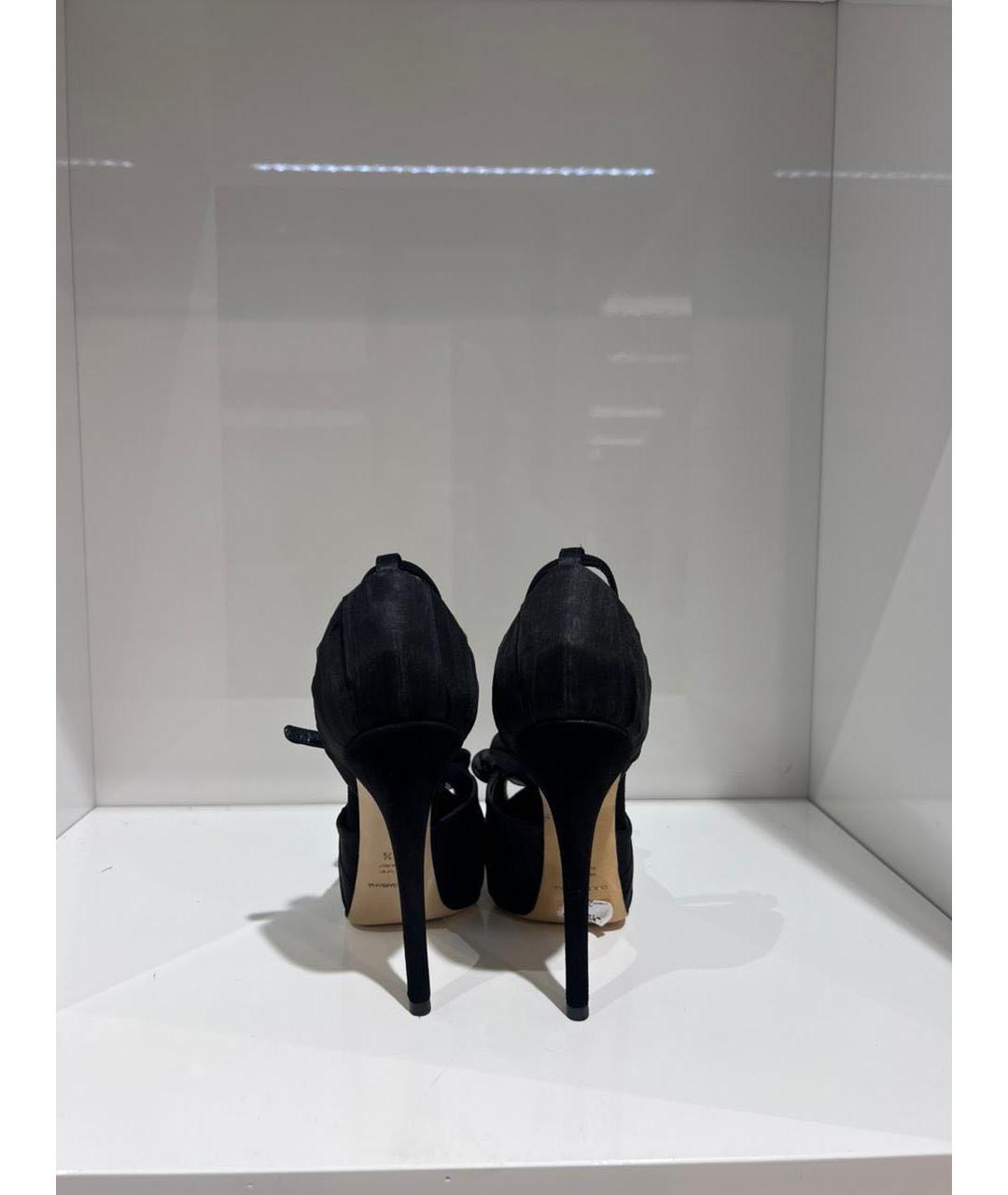 DOLCE&GABBANA Черные замшевые туфли, фото 3