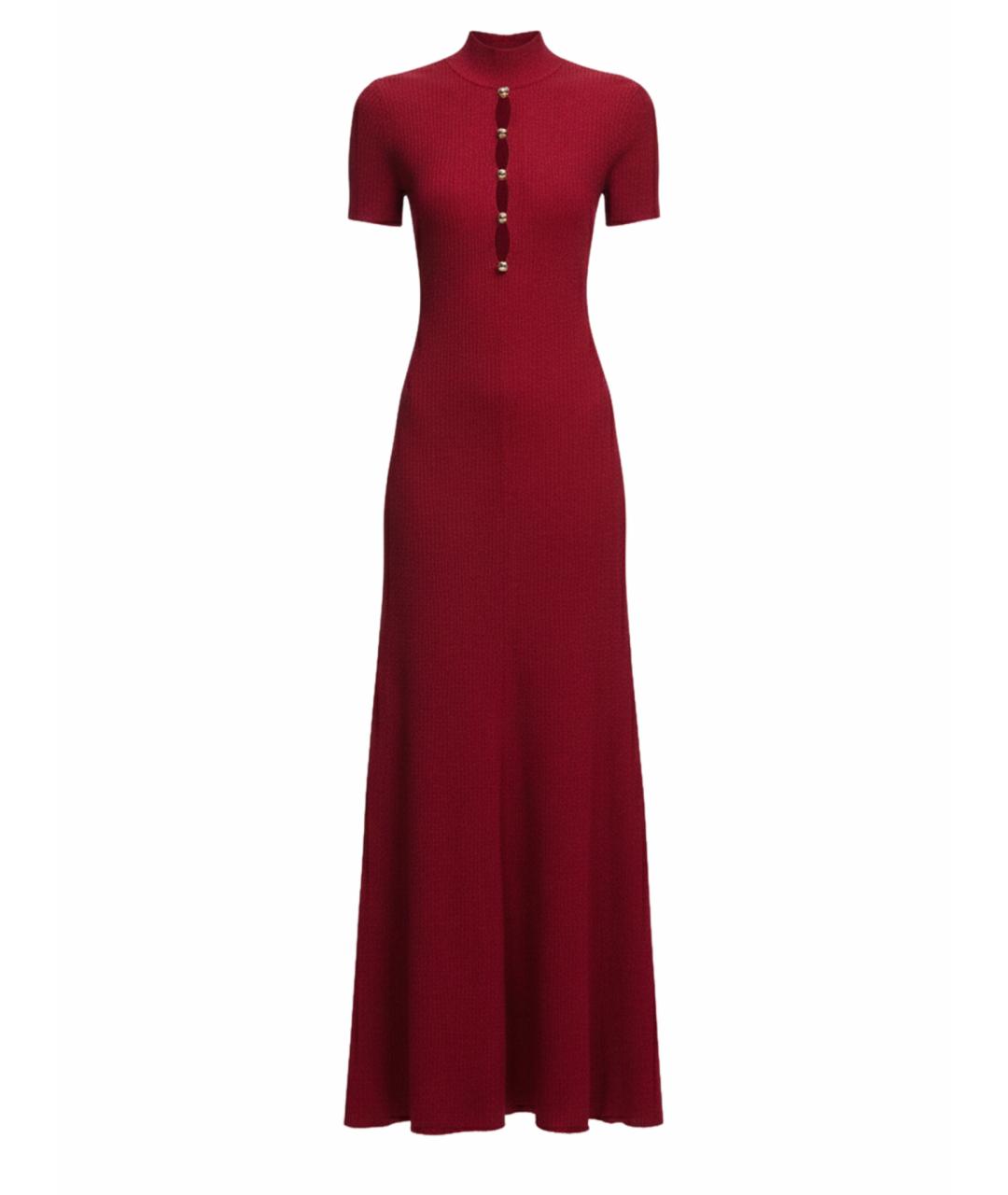 SELF-PORTRAIT Бордовое повседневное платье, фото 1