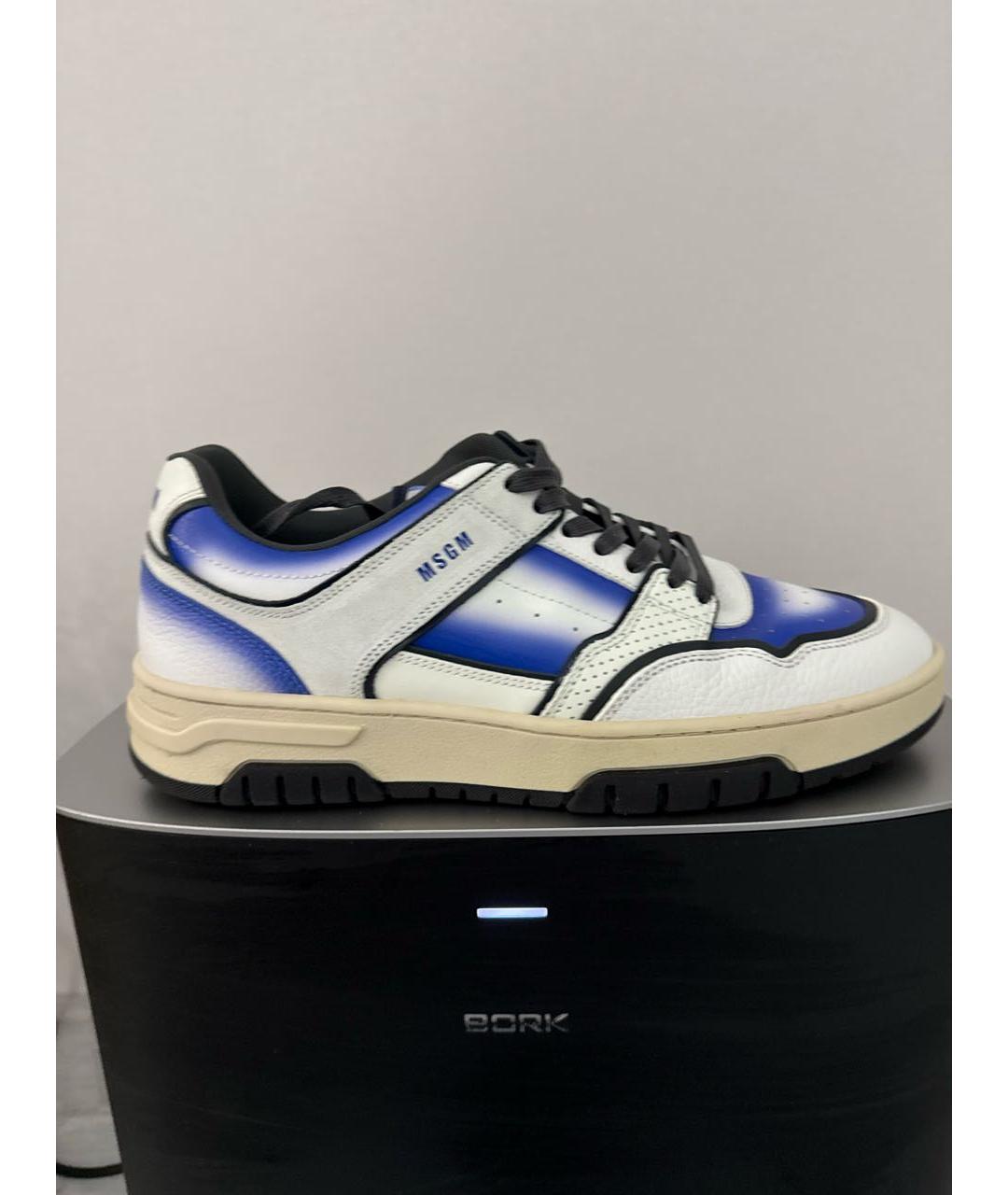 MSGM Мульти кожаные низкие кроссовки / кеды, фото 5