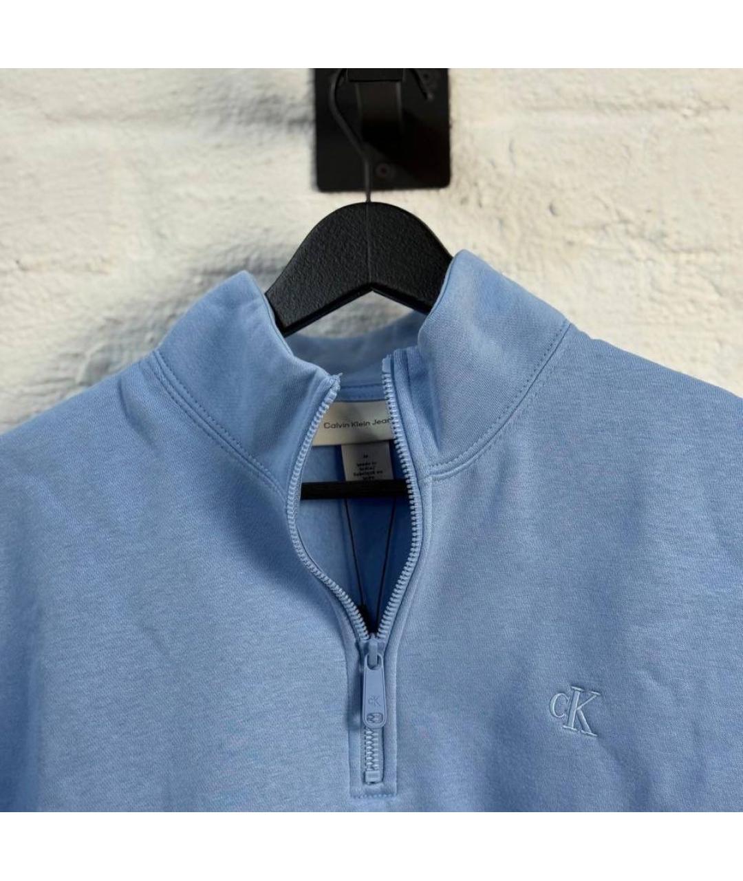 CALVIN KLEIN Голубой хлопковый спортивные костюмы, фото 6