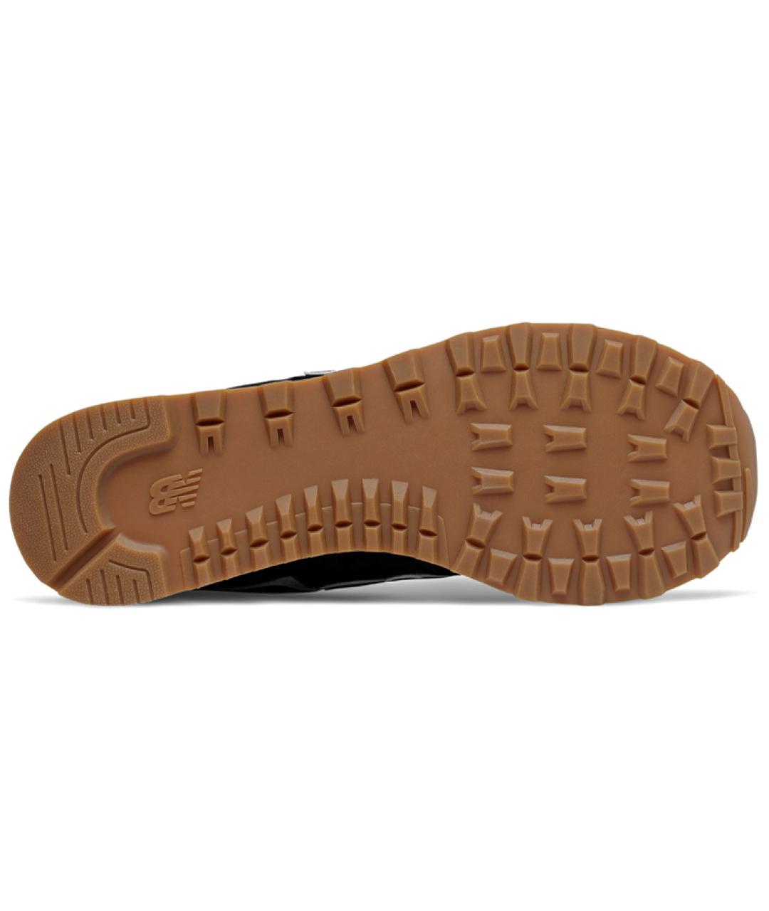 NEW BALANCE Черные нубуковые кроссовки, фото 4