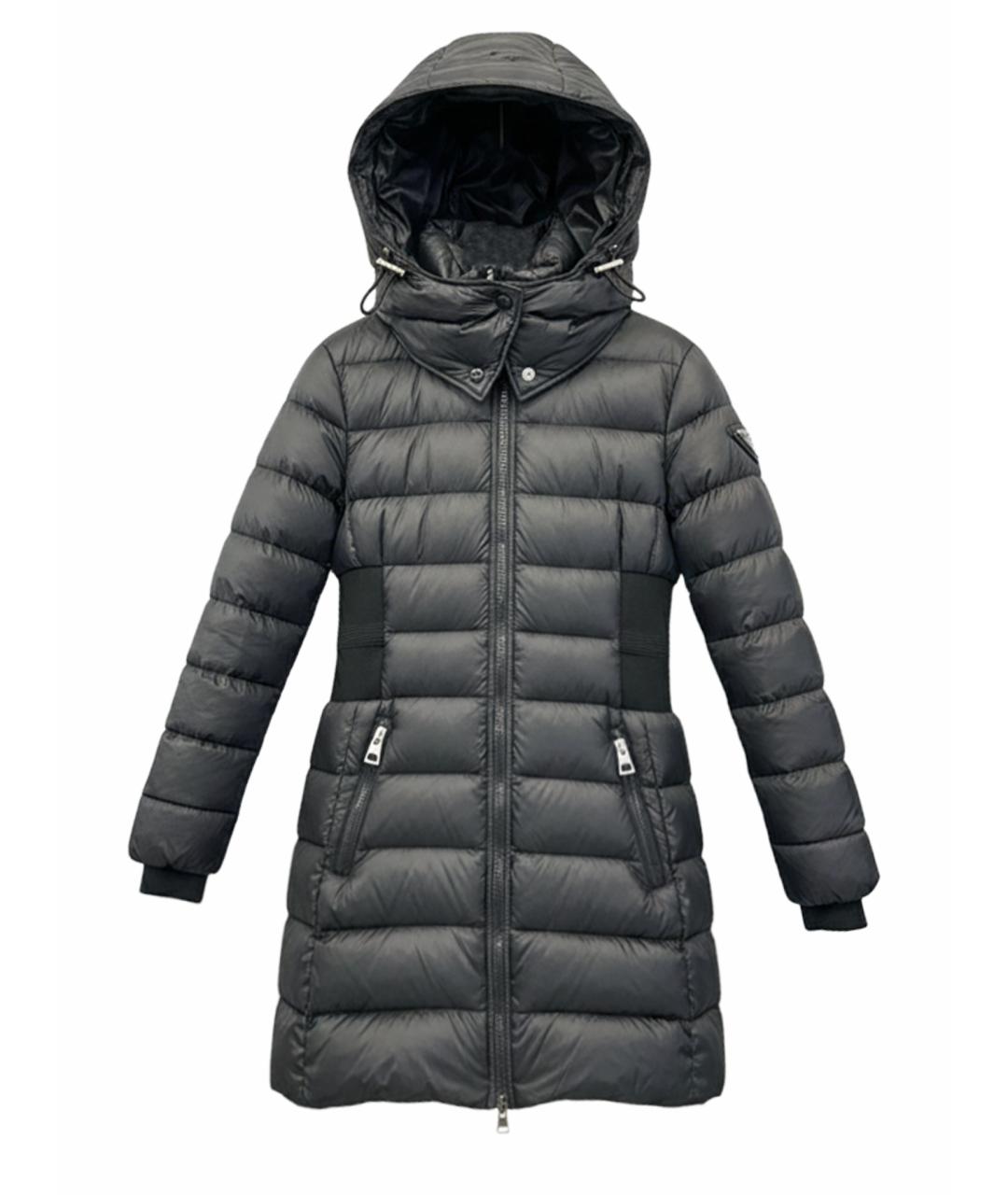 BURBERRY Черный полиэстеровый пуховик, фото 1