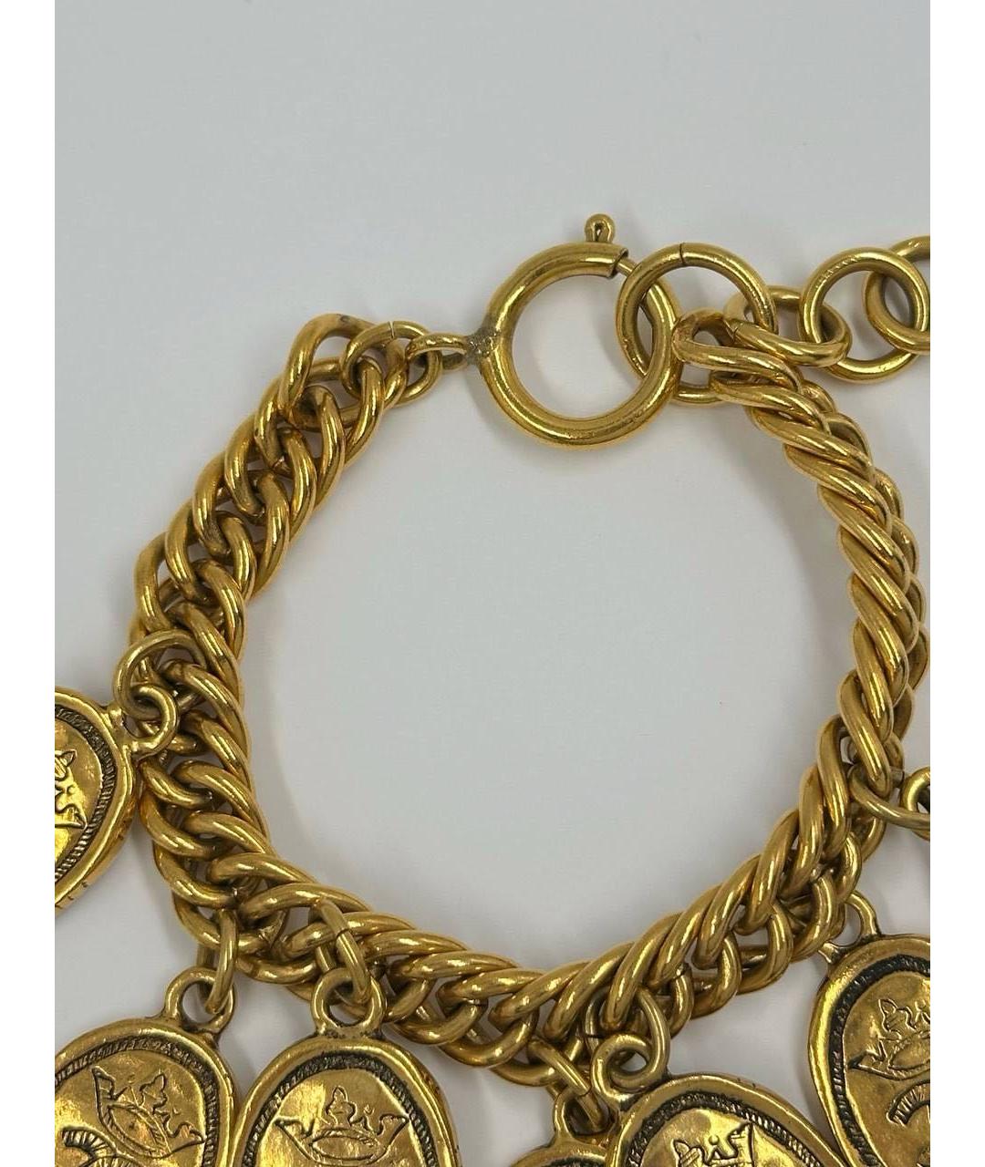 CHANEL Золотой позолоченный браслет, фото 2