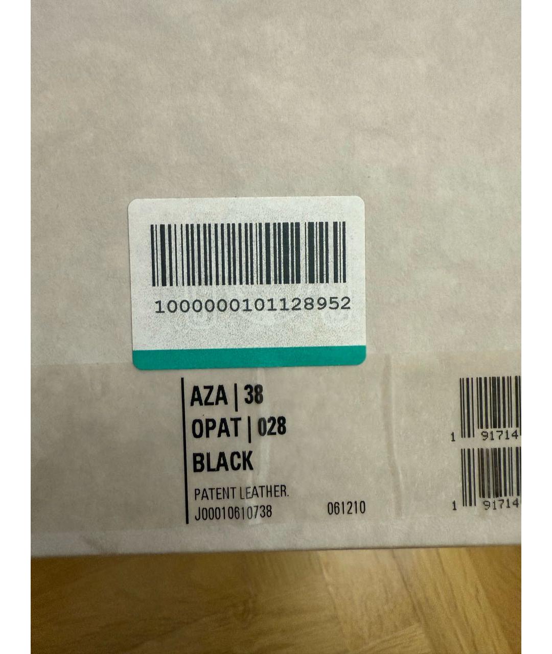 JIMMY CHOO Черные туфли из лакированной кожи, фото 6