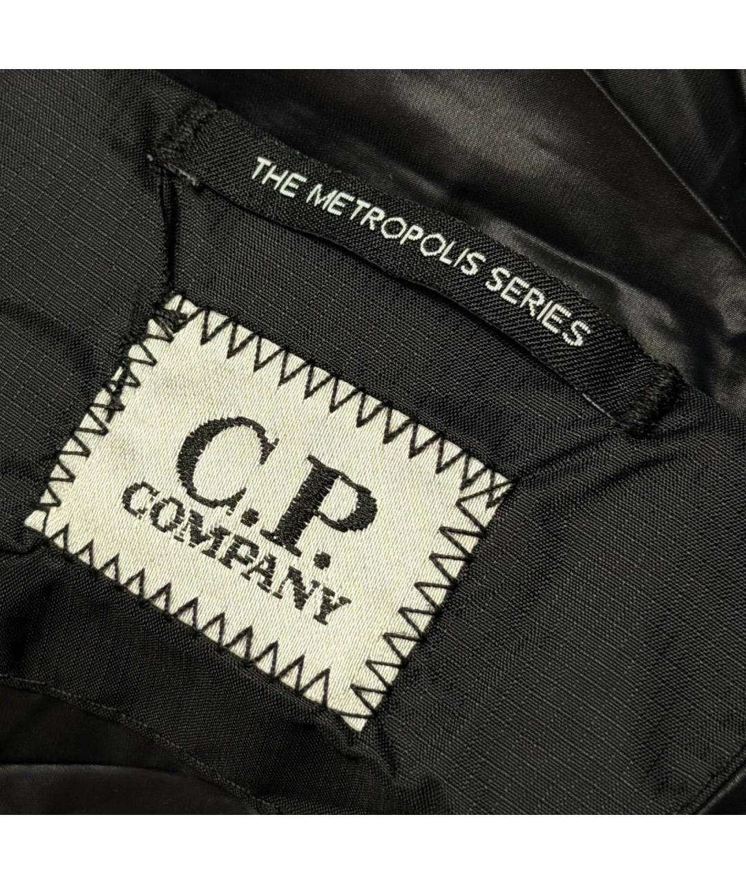 CP COMPANY Черный полиэстеровый пуховик, фото 5