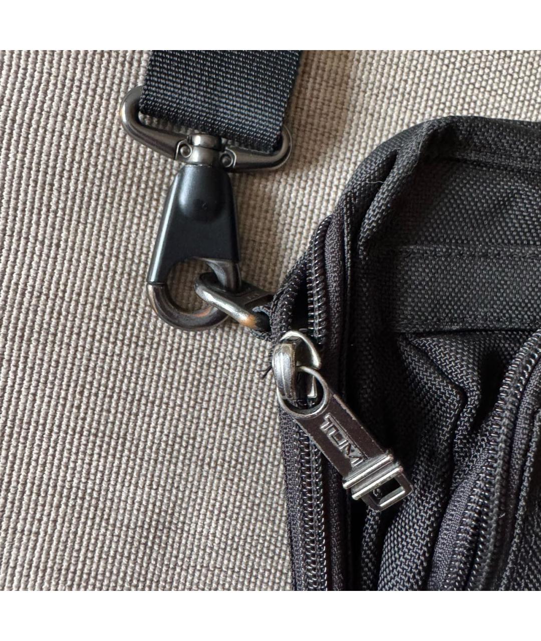 TUMI Черный тканевый портфель, фото 5