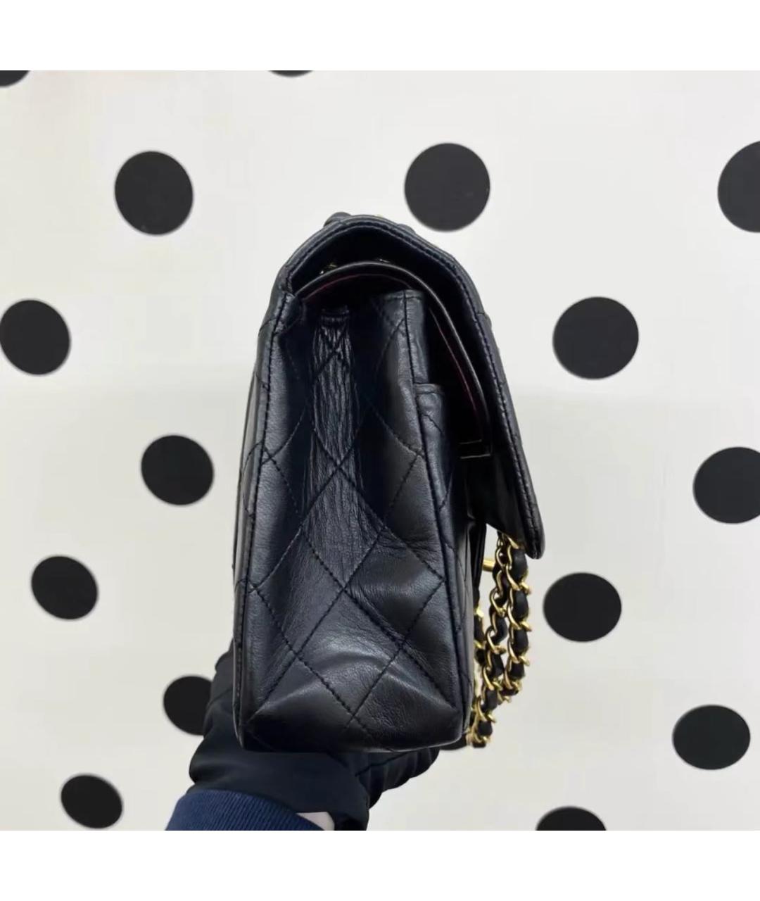 CHANEL Черная кожаная сумка через плечо, фото 2