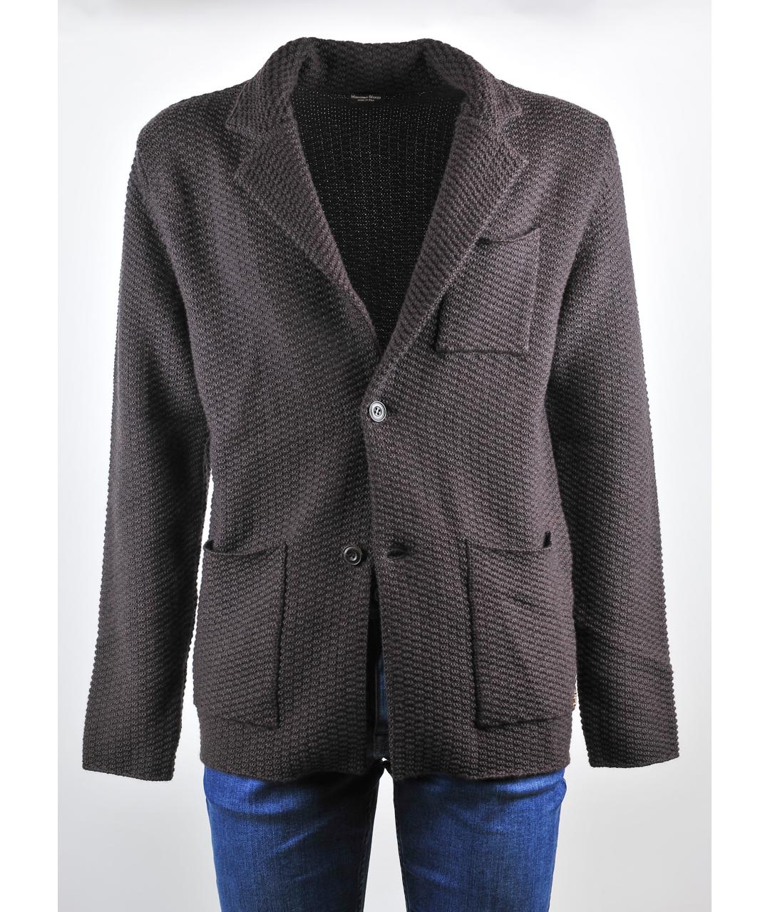MASSIMO SFORZA Коричневый шерстяной кардиган, фото 3
