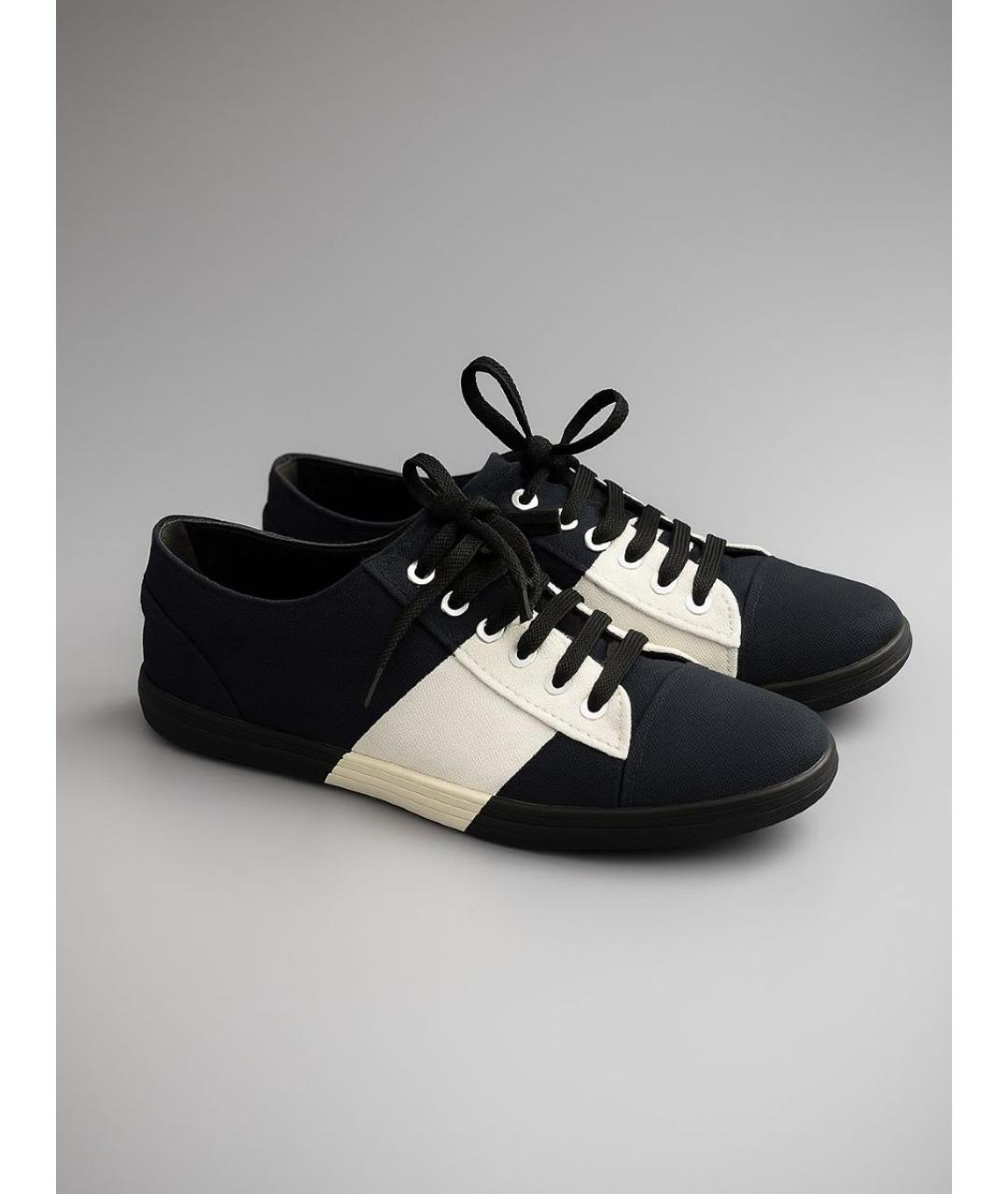 CHANEL Черные текстильные кеды, фото 10