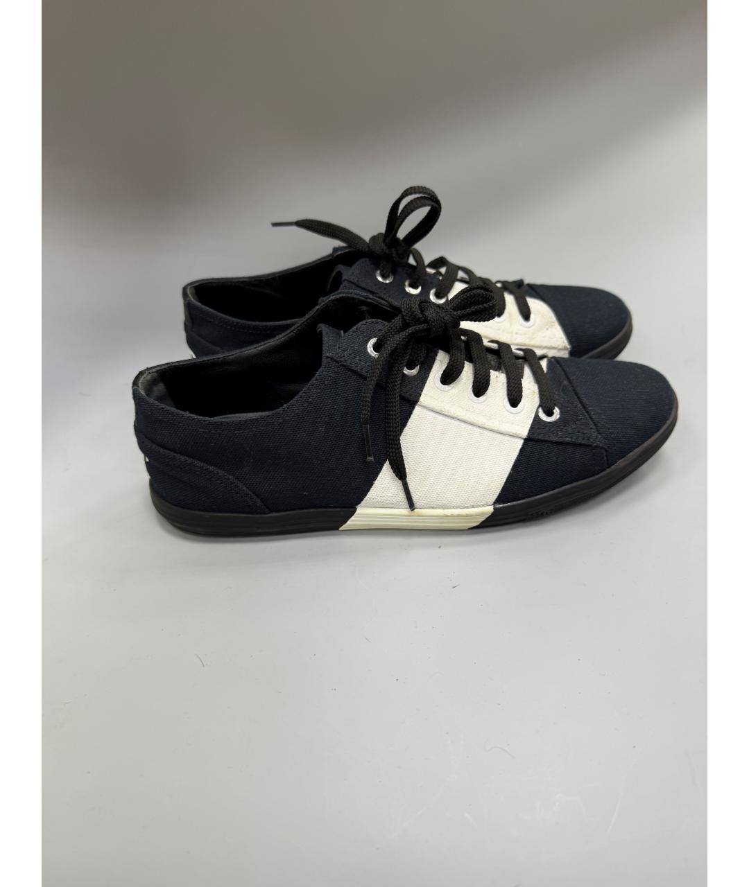 CHANEL Черные текстильные кеды, фото 2