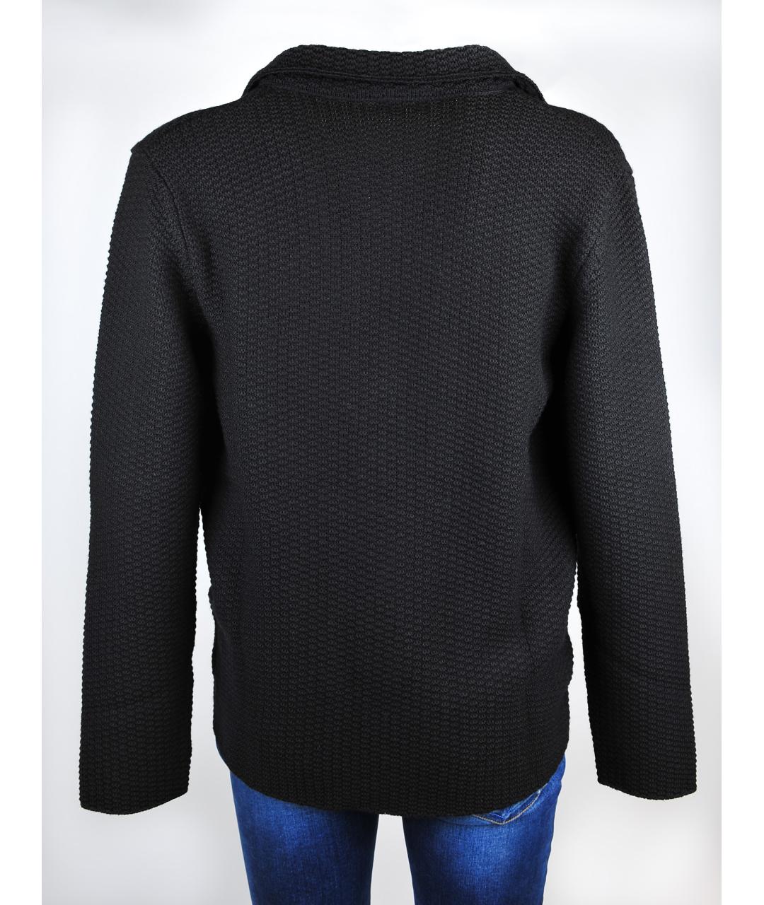MASSIMO SFORZA Черный шерстяной кардиган, фото 2