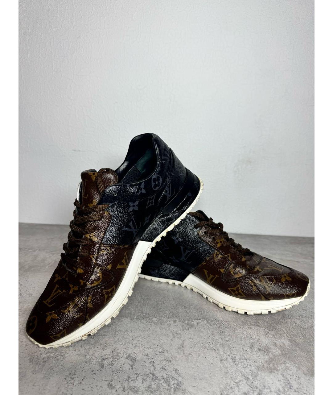 LOUIS VUITTON Коричневые низкие кроссовки / кеды, фото 5