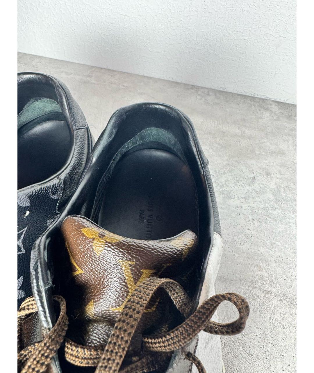 LOUIS VUITTON Коричневые низкие кроссовки / кеды, фото 8