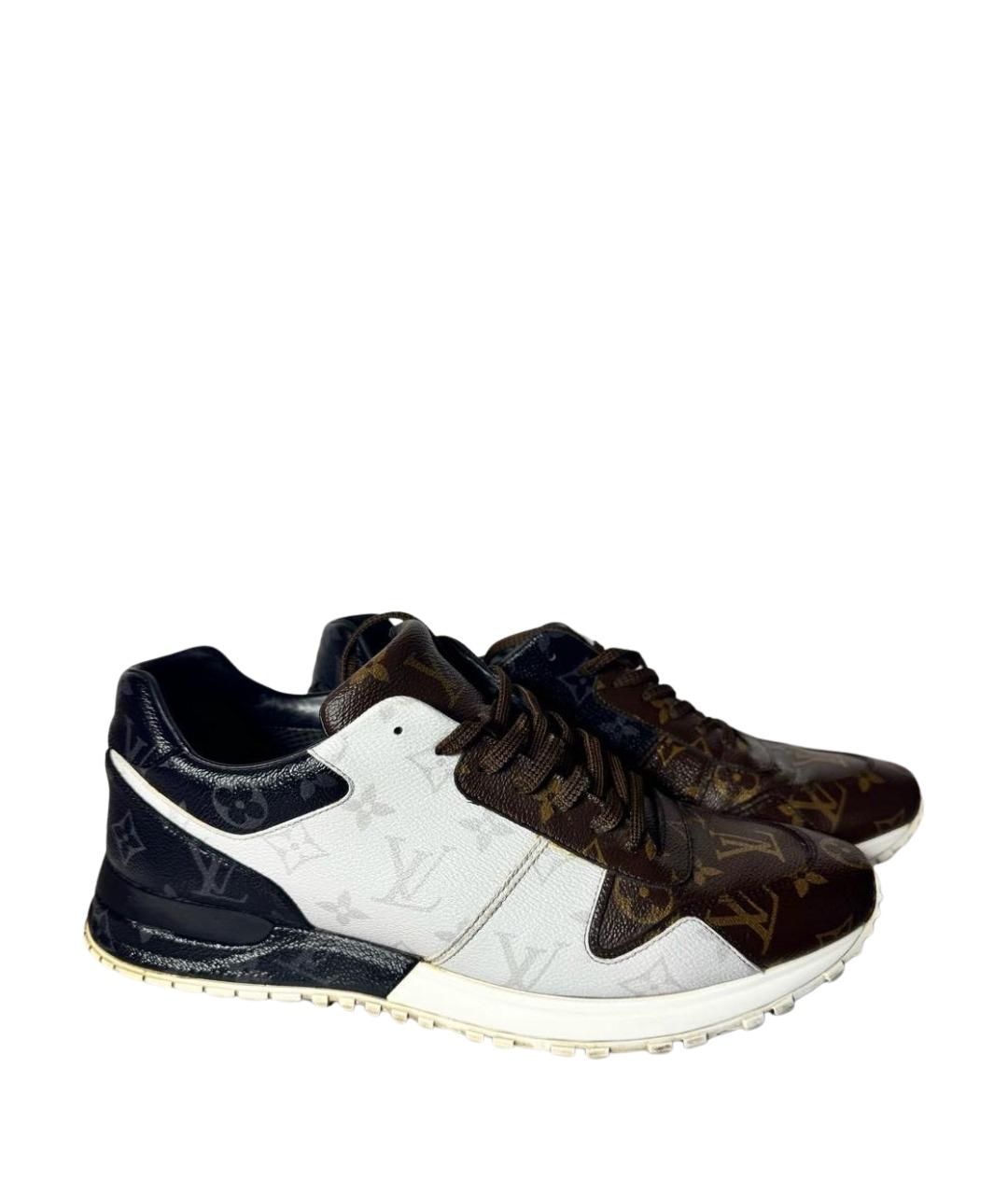 LOUIS VUITTON Коричневые низкие кроссовки / кеды, фото 1