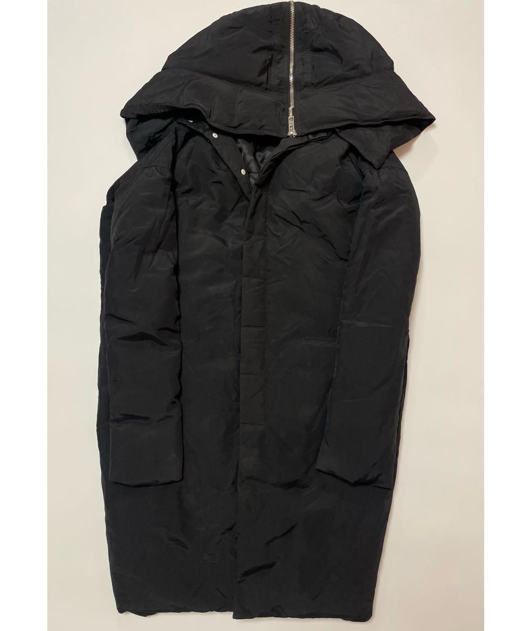 RICK OWENS Черный хлопковый пуховик, фото 4