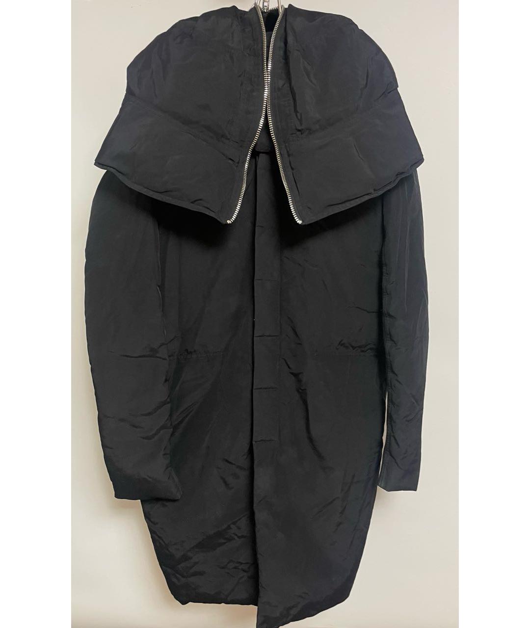 RICK OWENS Черный хлопковый пуховик, фото 9