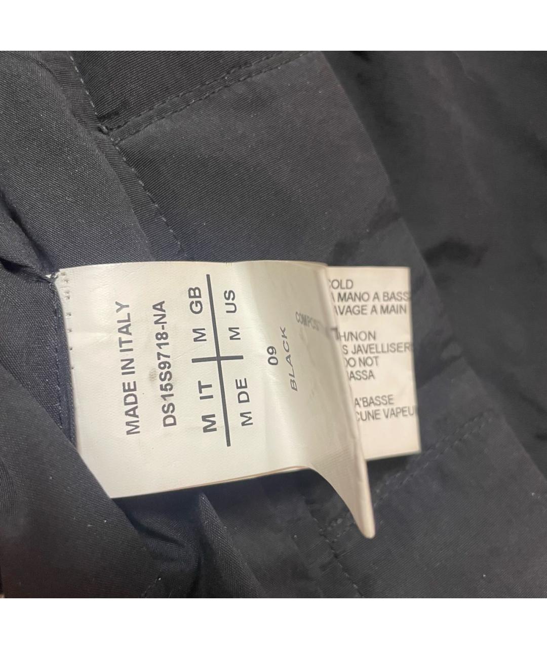 RICK OWENS Черный хлопковый пуховик, фото 6