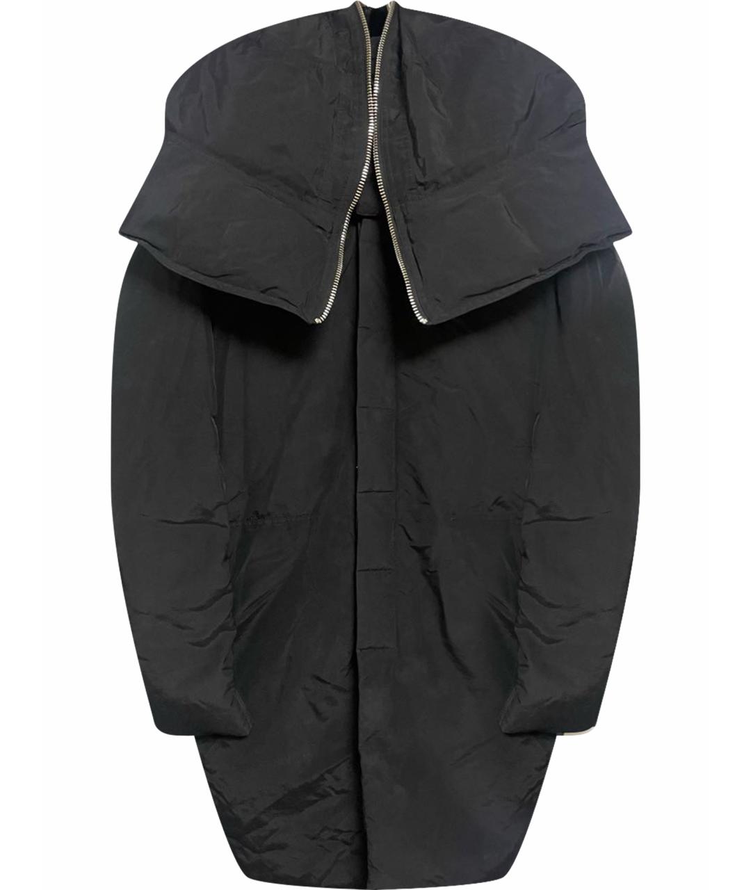 RICK OWENS Черный хлопковый пуховик, фото 1