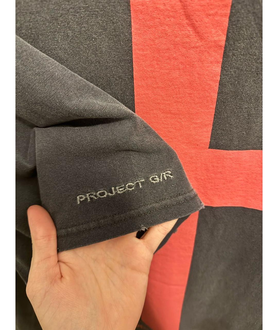 GRAILZ PROJECT G/R Серая хлопковая футболка, фото 4