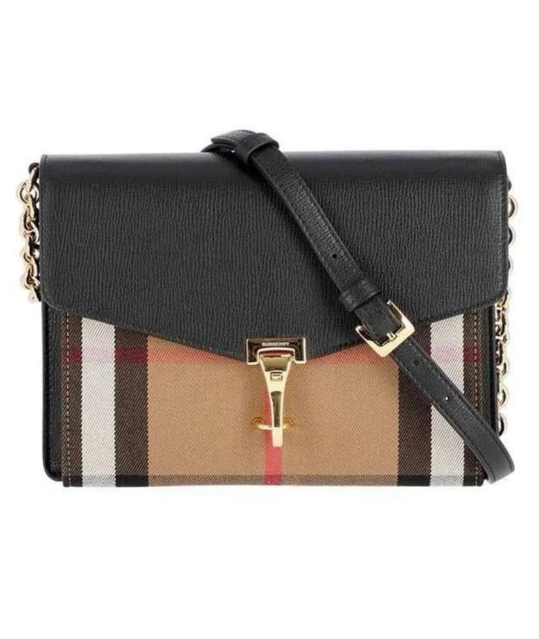 BURBERRY Коричневая кожаная сумка через плечо, фото 1