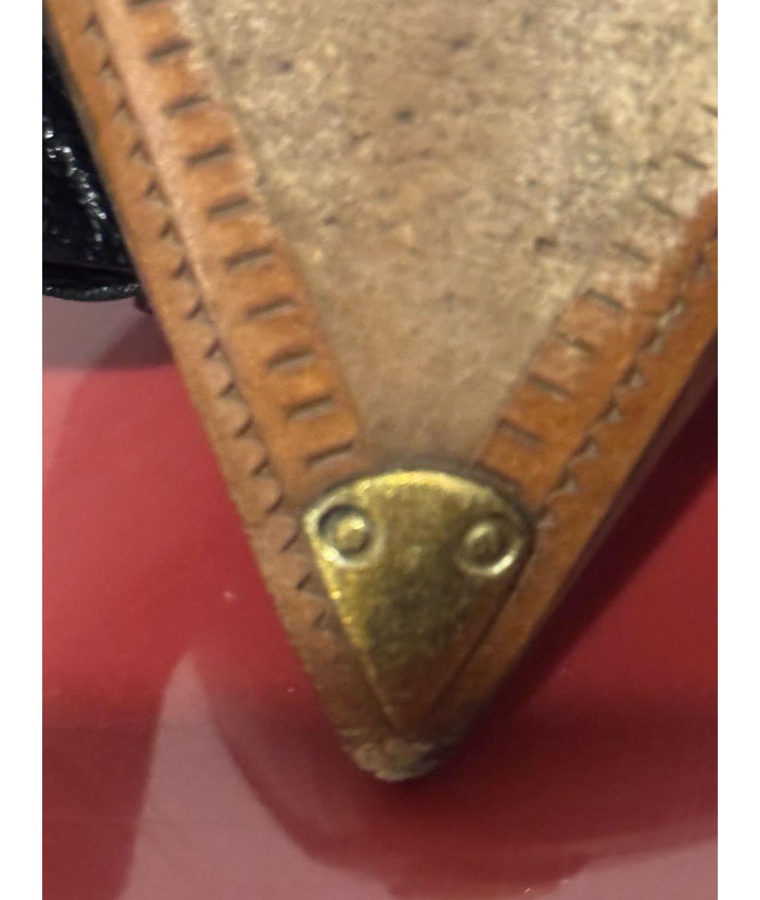 LOUIS VUITTON Коричневые кожаные туфли, фото 8