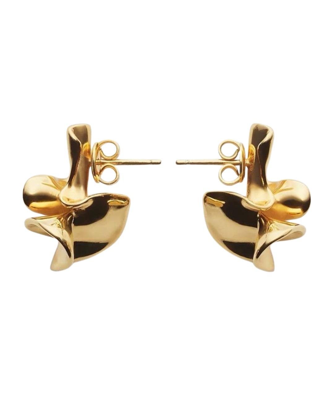 BOTTEGA VENETA Золотые серебряные серьги, фото 1