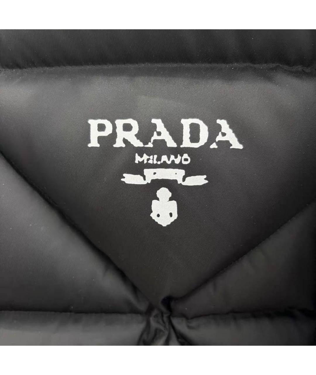 PRADA Черный пуховик, фото 3