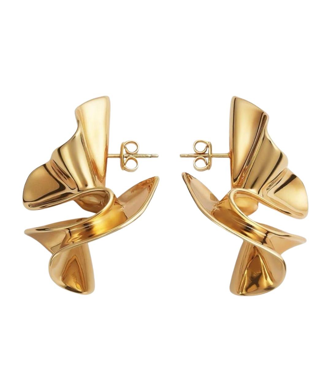 BOTTEGA VENETA Золотые серебряные серьги, фото 1