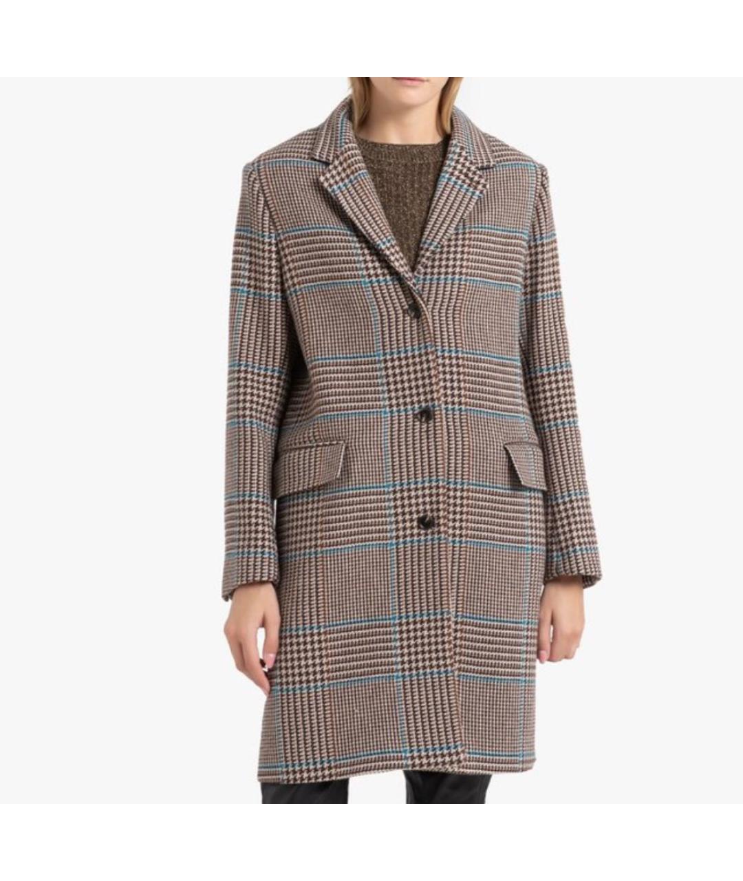 SOEUR Мульти шерстяное пальто, фото 2