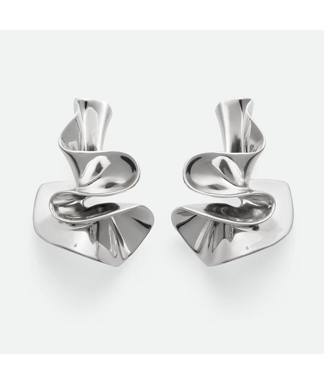 BOTTEGA VENETA Серебряные серебряные серьги, фото 3