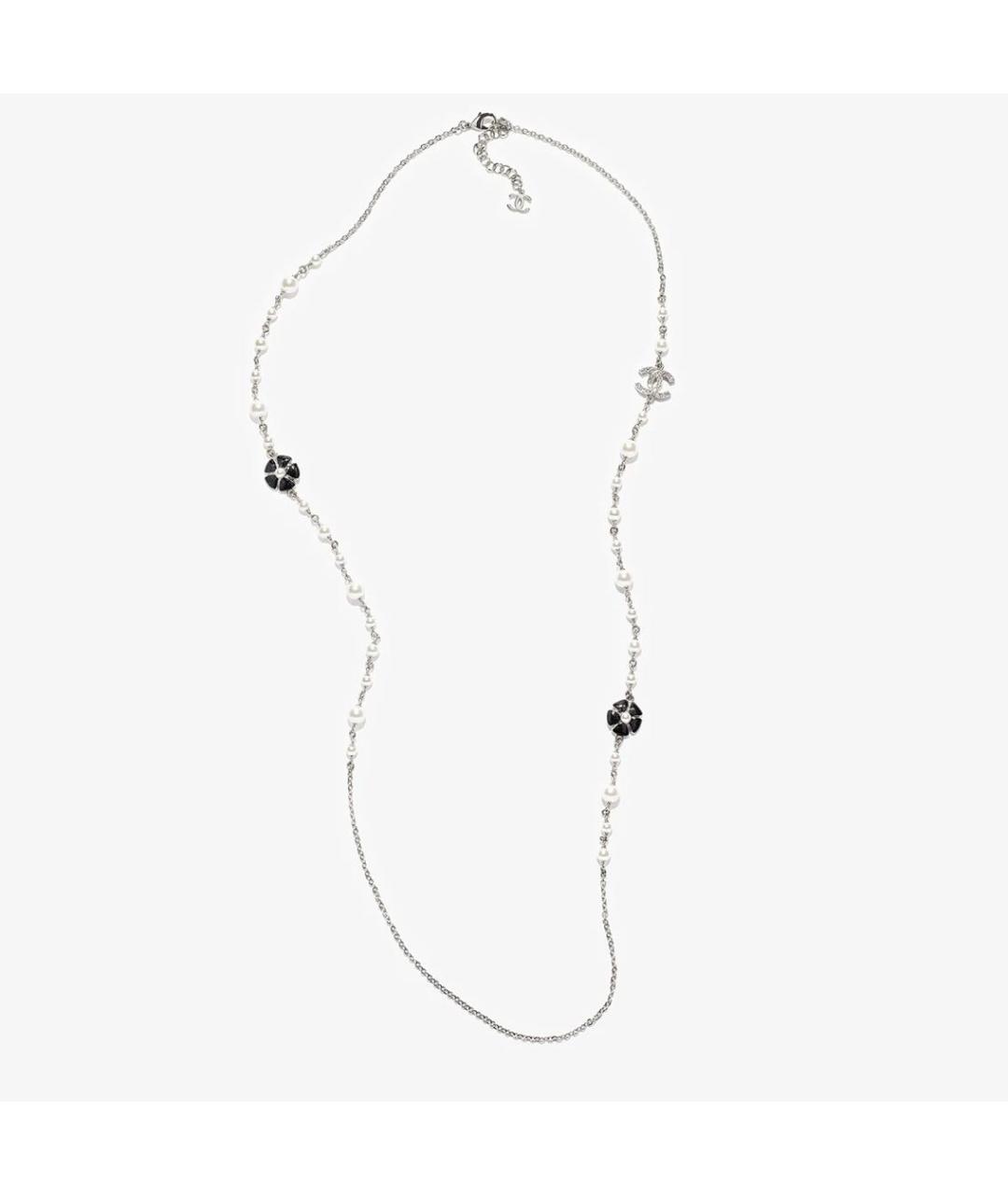 CHANEL Серебряное металлическое колье, фото 5