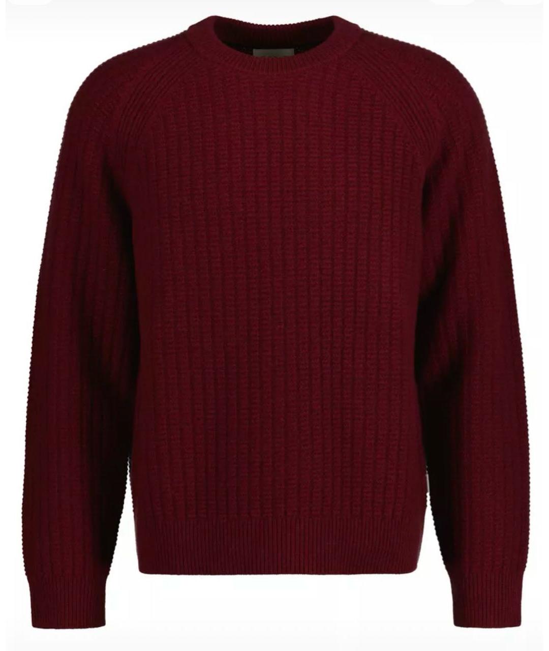 COS Бордовый кашемировый джемпер / свитер, фото 7