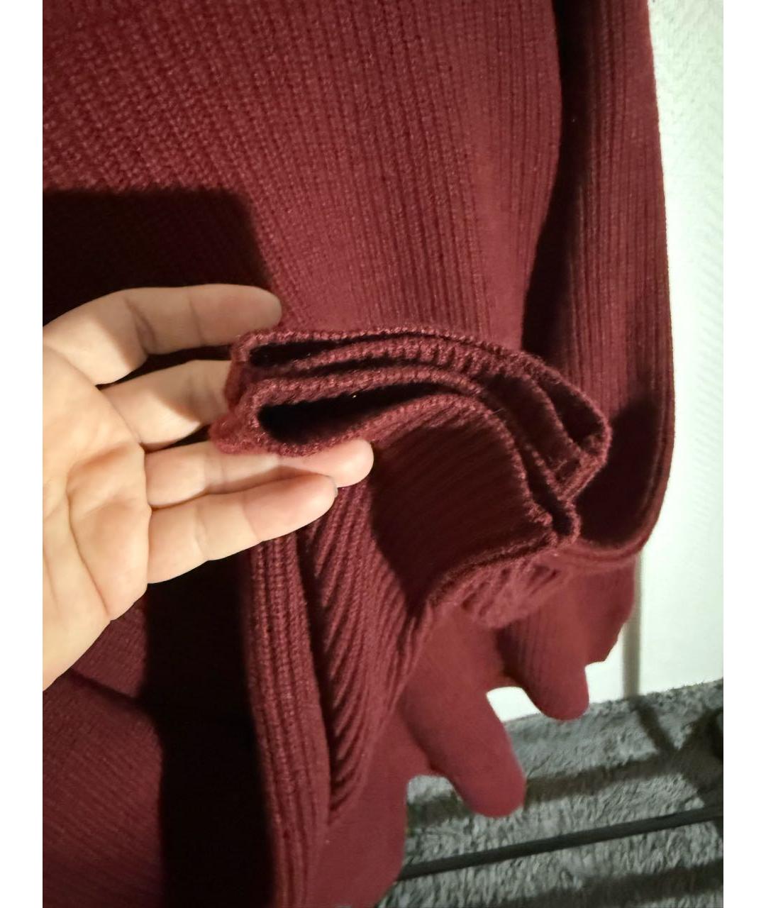 COS Бордовый кашемировый джемпер / свитер, фото 4