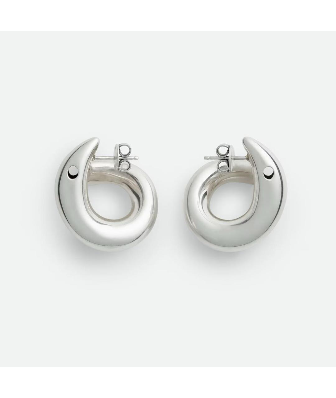 BOTTEGA VENETA Серебряные серебряные серьги, фото 4