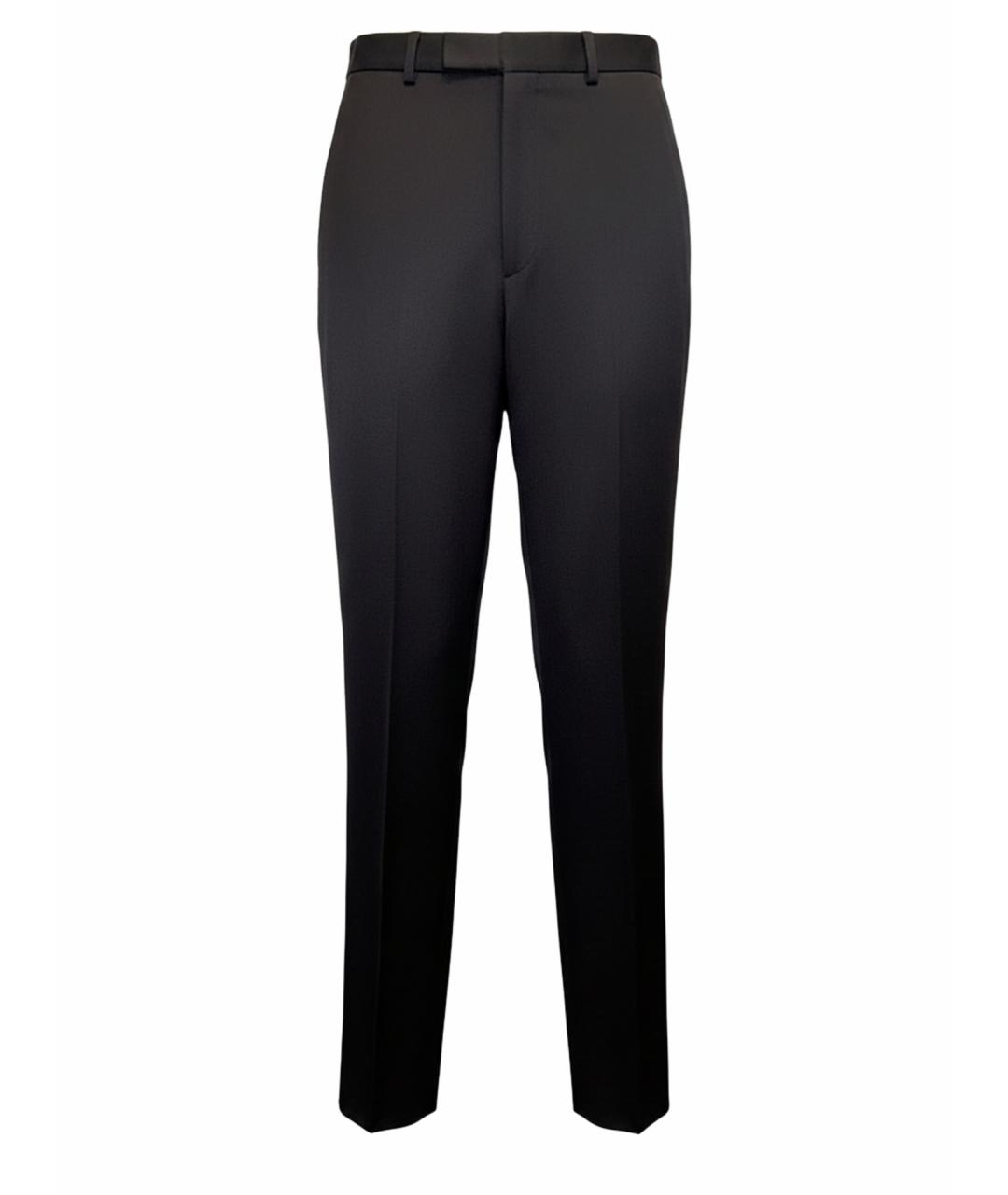 SAINT LAURENT Черный шерстяной костюм с брюками, фото 1