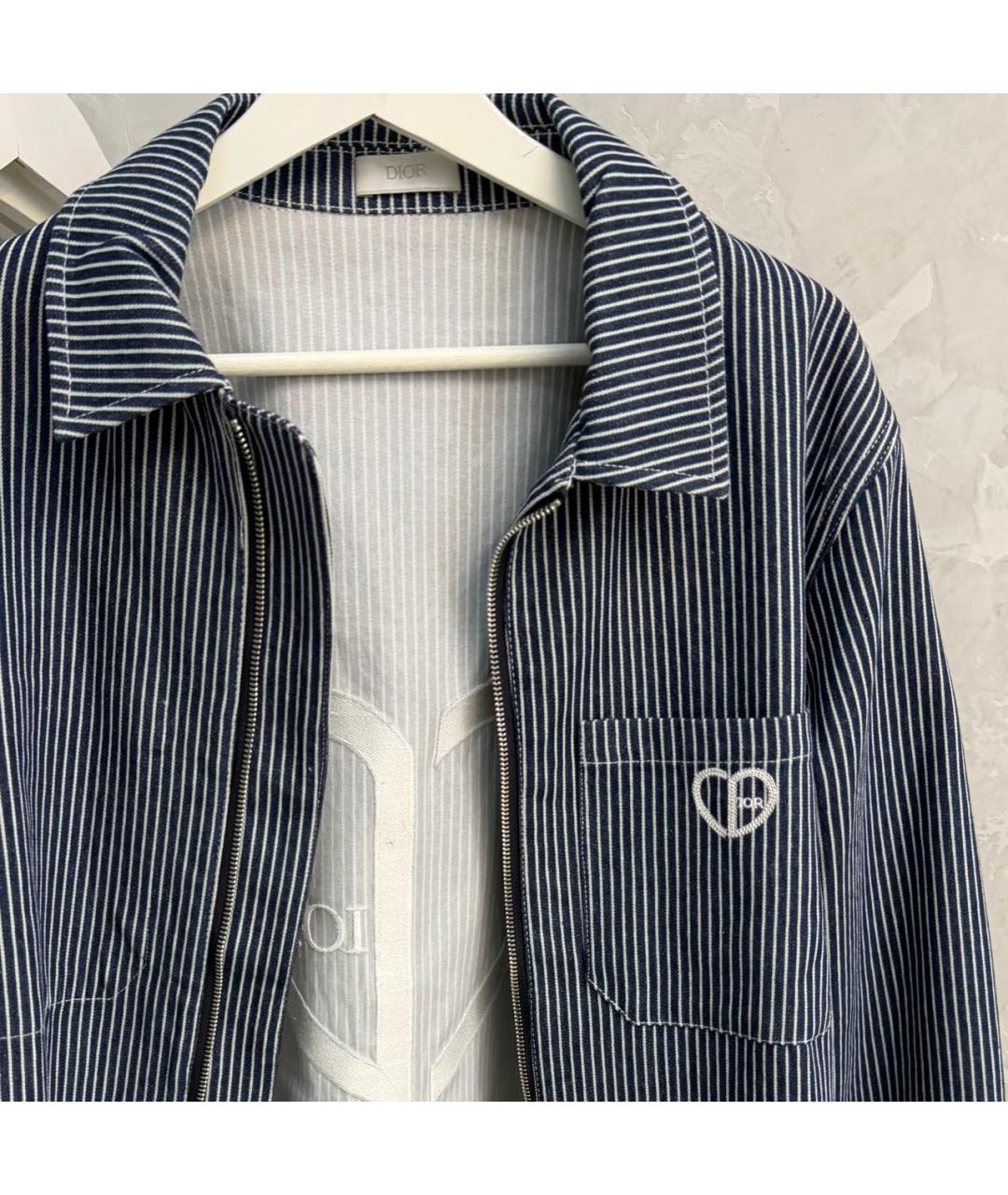 CHRISTIAN DIOR Синяя деним куртка, фото 3