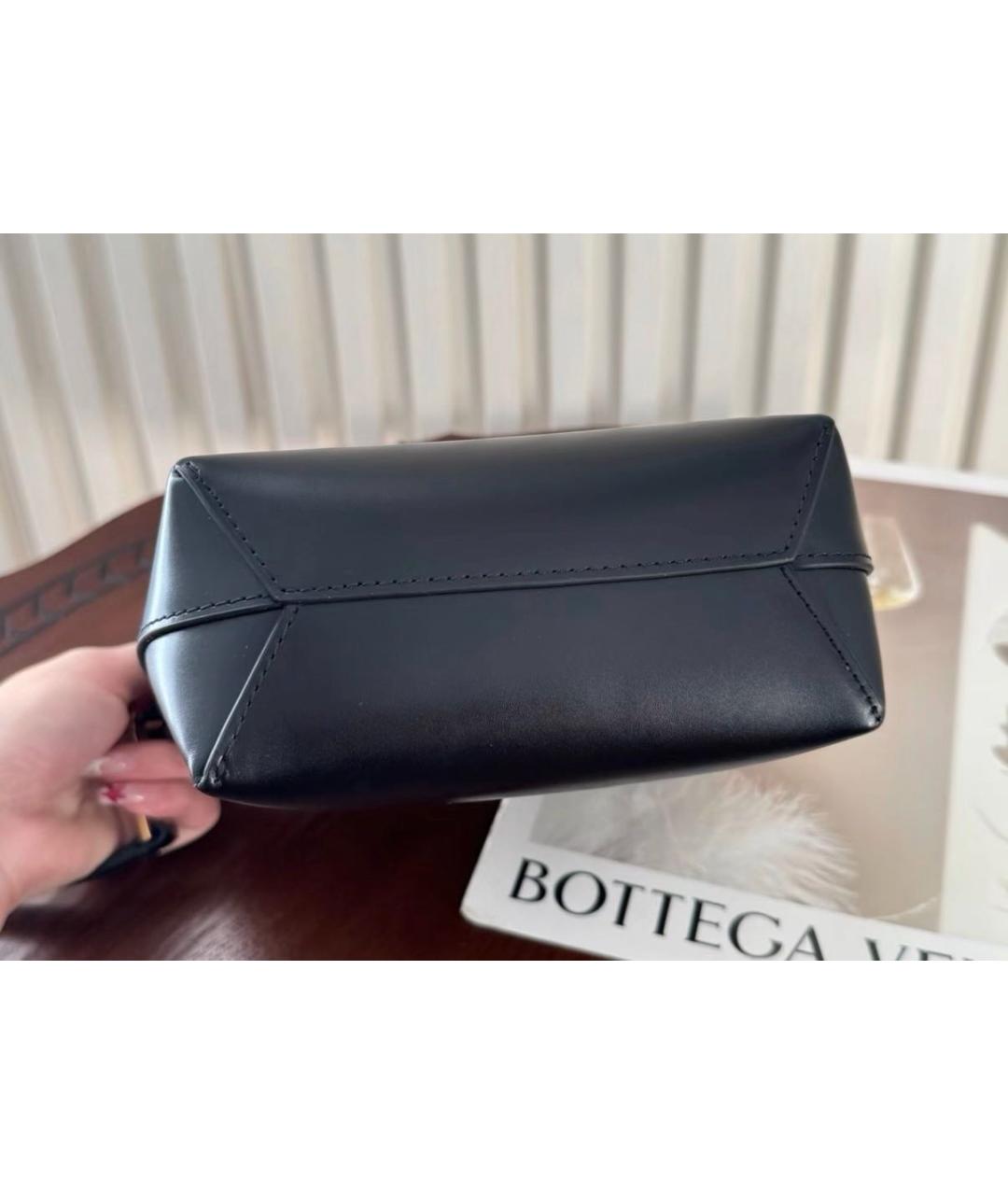 SAINT LAURENT Черная кожаная сумка через плечо, фото 8