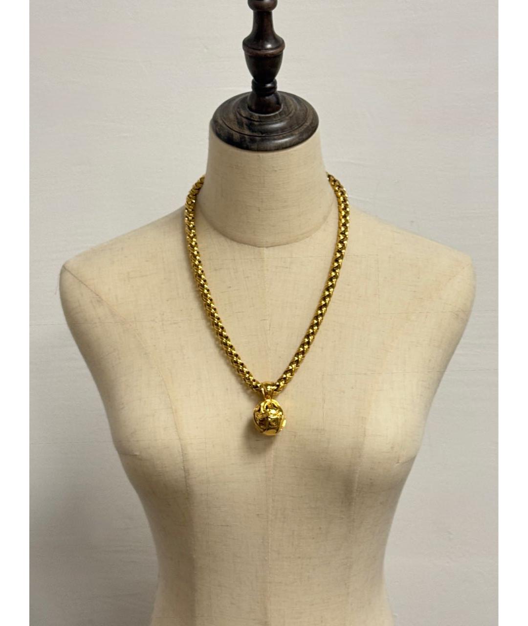 CHANEL Золотое позолоченное колье, фото 8