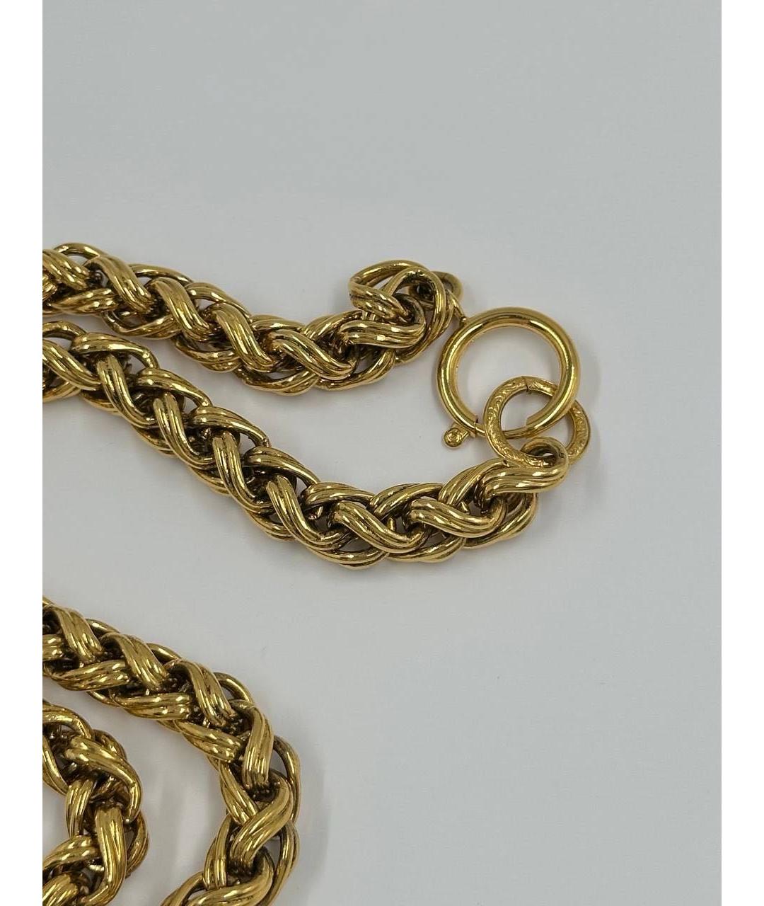 CHANEL Золотое позолоченное колье, фото 4