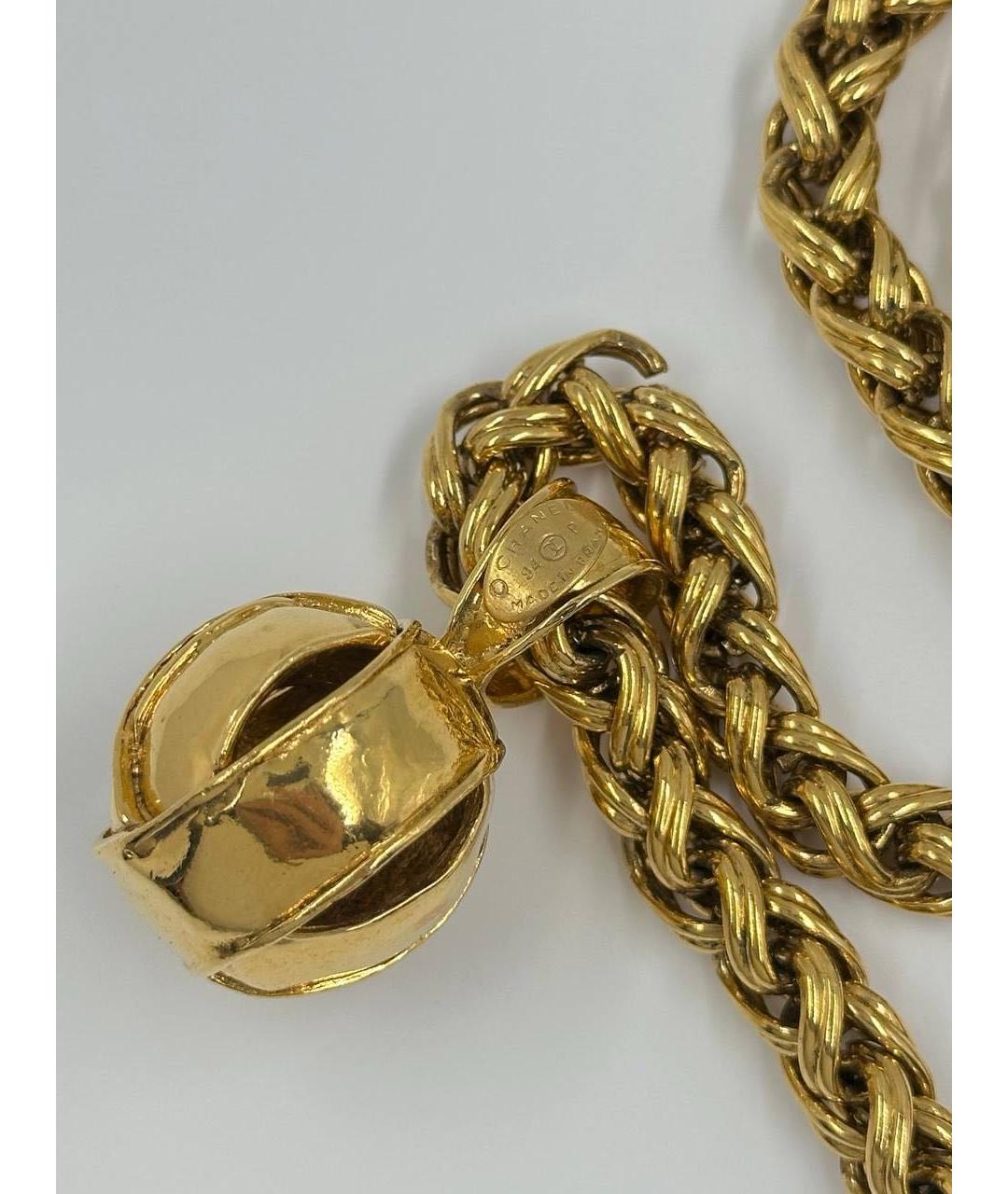 CHANEL Золотое позолоченное колье, фото 7