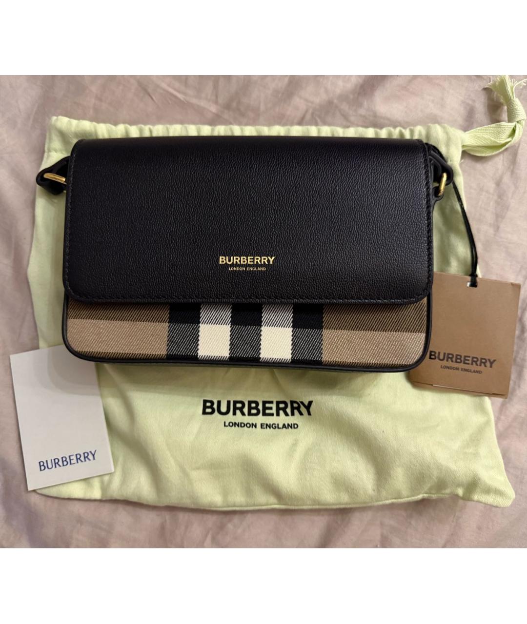 BURBERRY Мульти кожаная сумка через плечо, фото 2