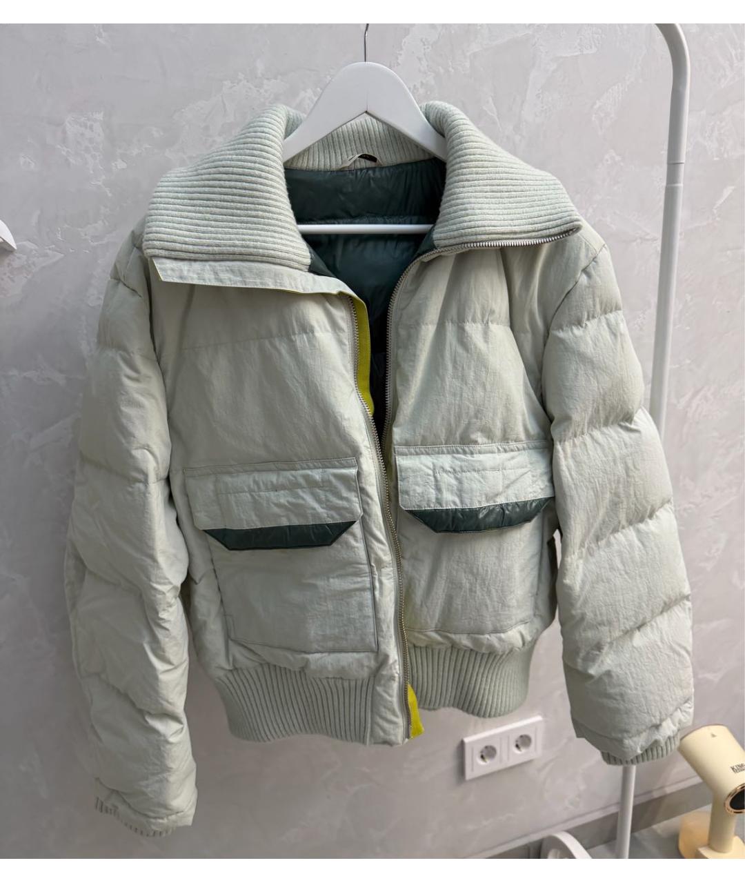 HERMES Голубой пуховик, фото 5