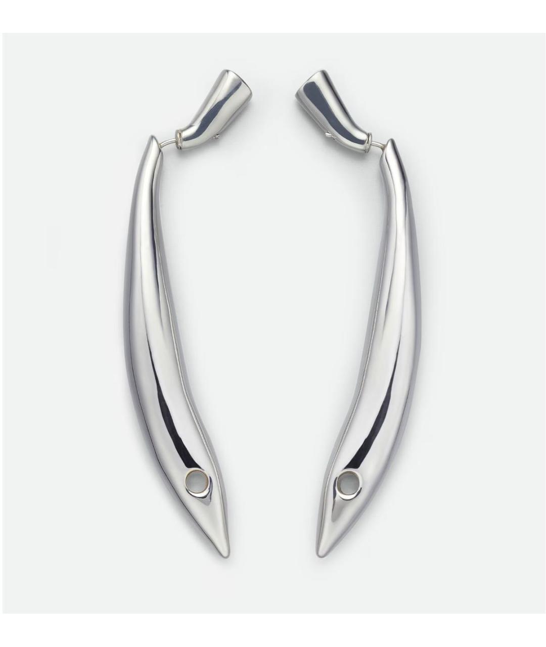 BOTTEGA VENETA Серебряные серебряные серьги, фото 4