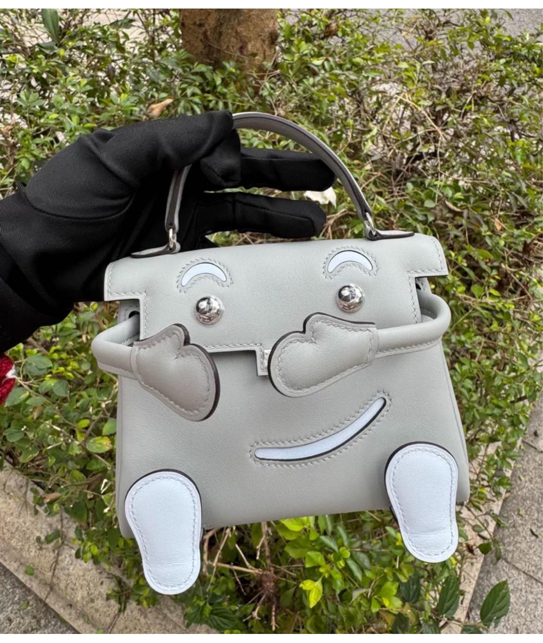 HERMES Мульти кожаная сумка с короткими ручками, фото 5