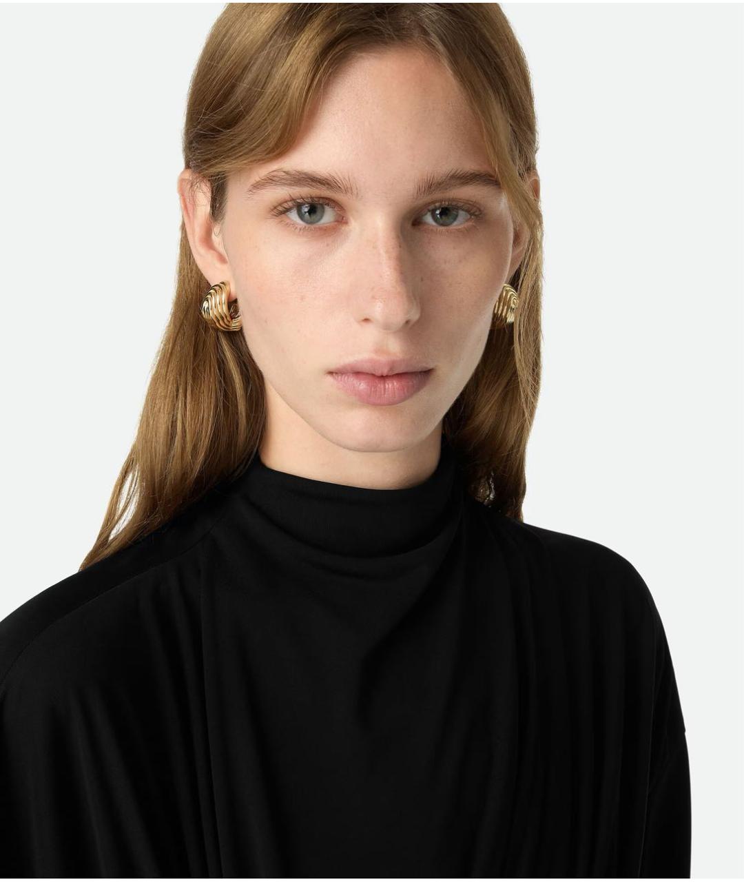 BOTTEGA VENETA Золотые серебряные серьги, фото 2