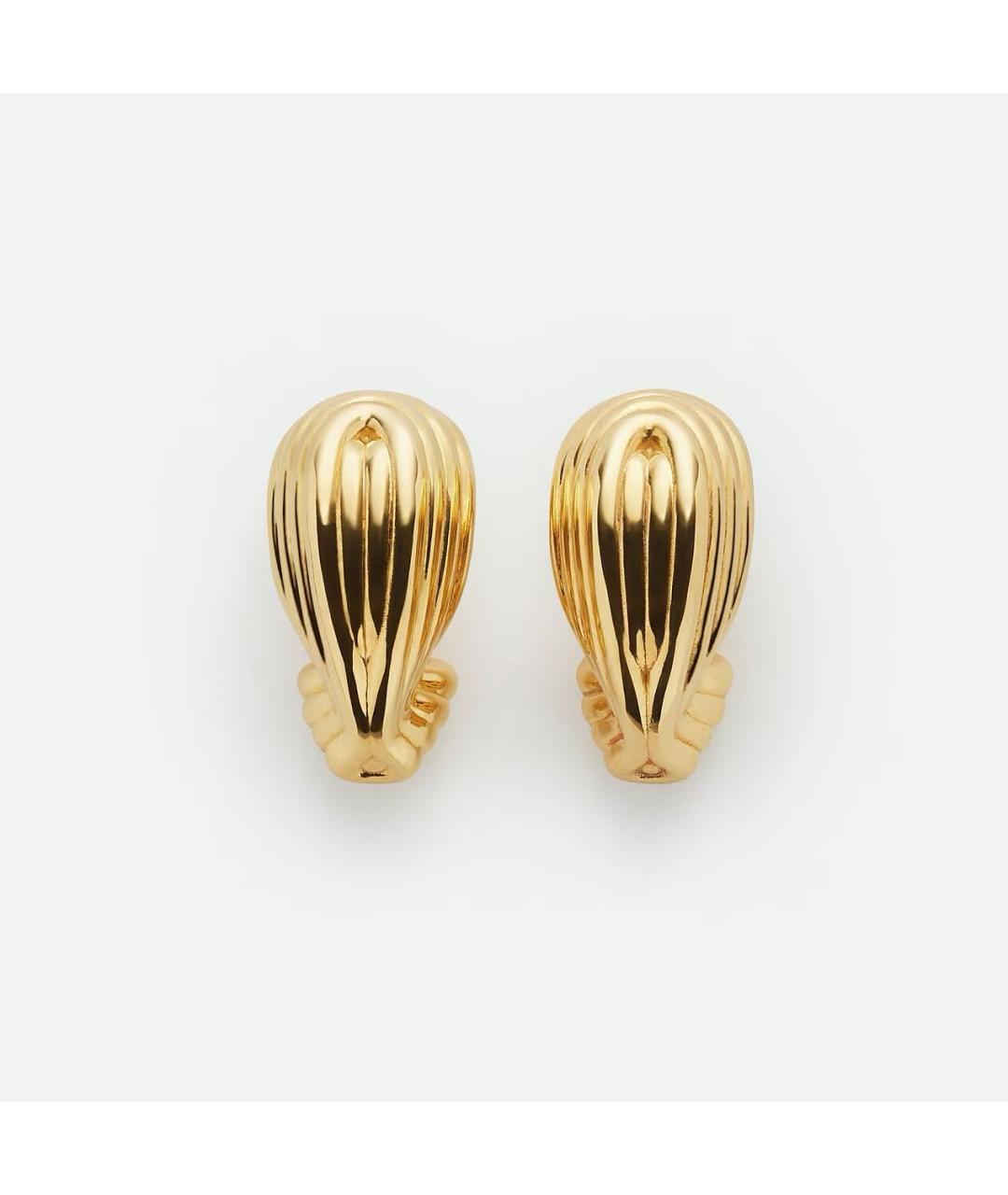 BOTTEGA VENETA Золотые серебряные серьги, фото 3