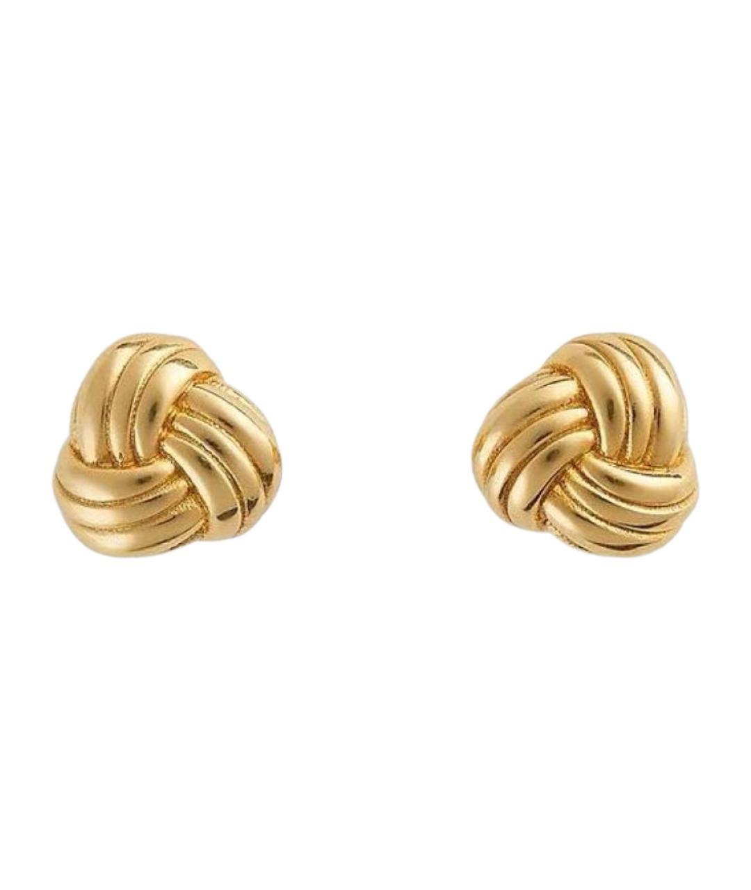 BOTTEGA VENETA Золотые серебряные серьги, фото 1